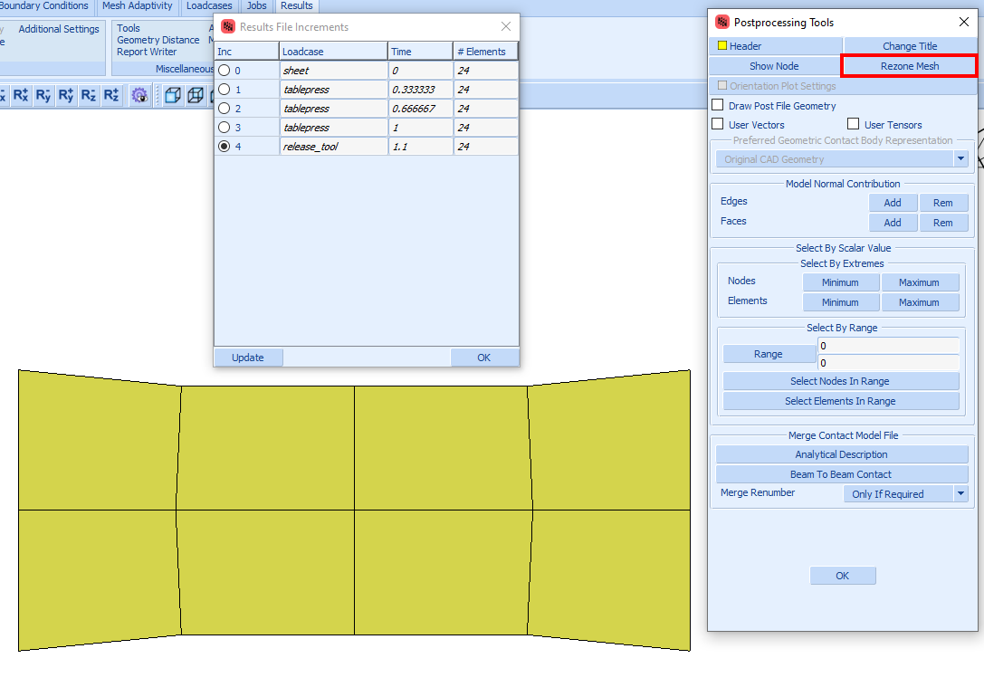How to use Simufact results as pre state in Marc Mentat